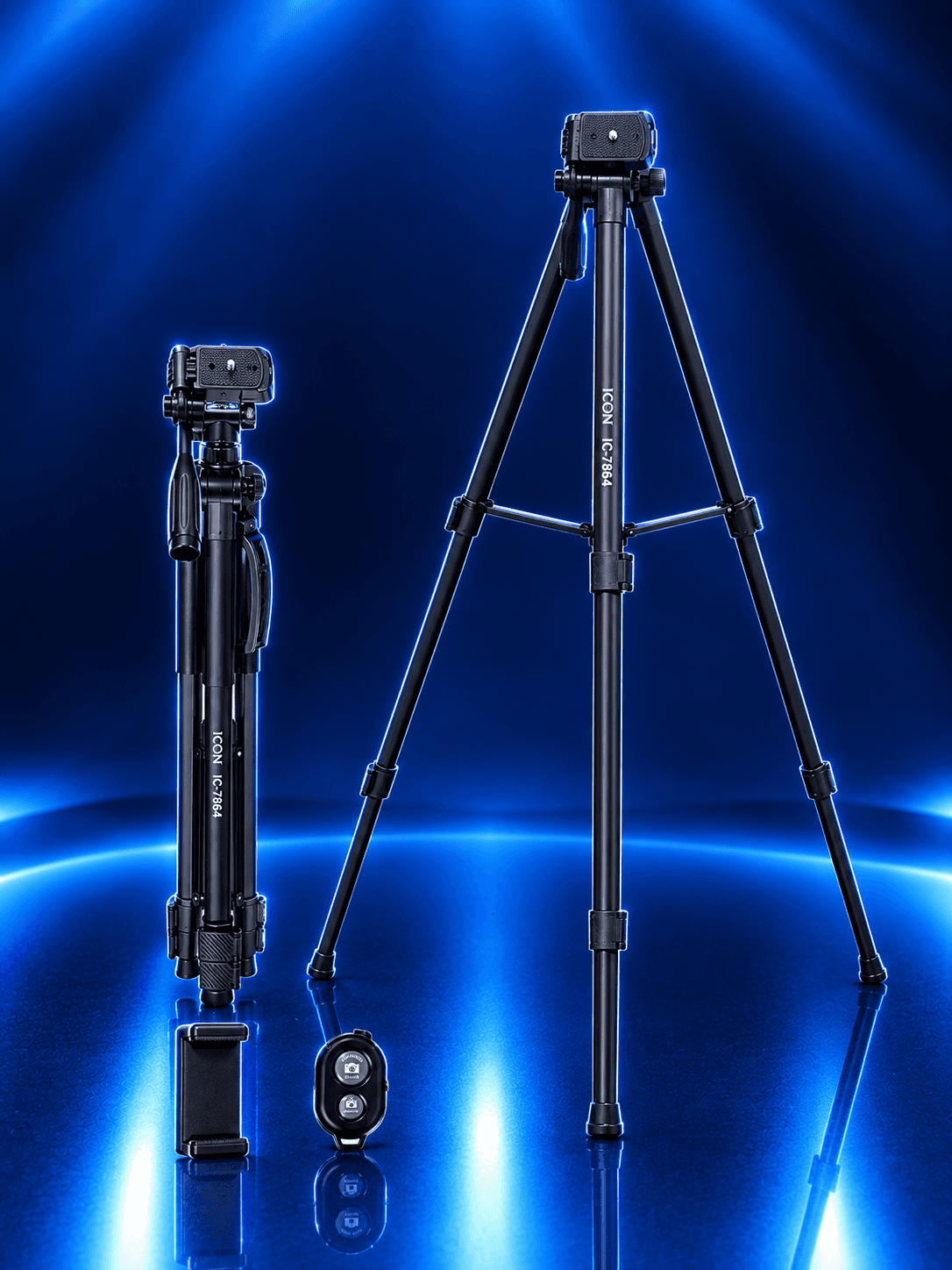 ICON IC-7864 Camera Camcorder & Mobile Tripod